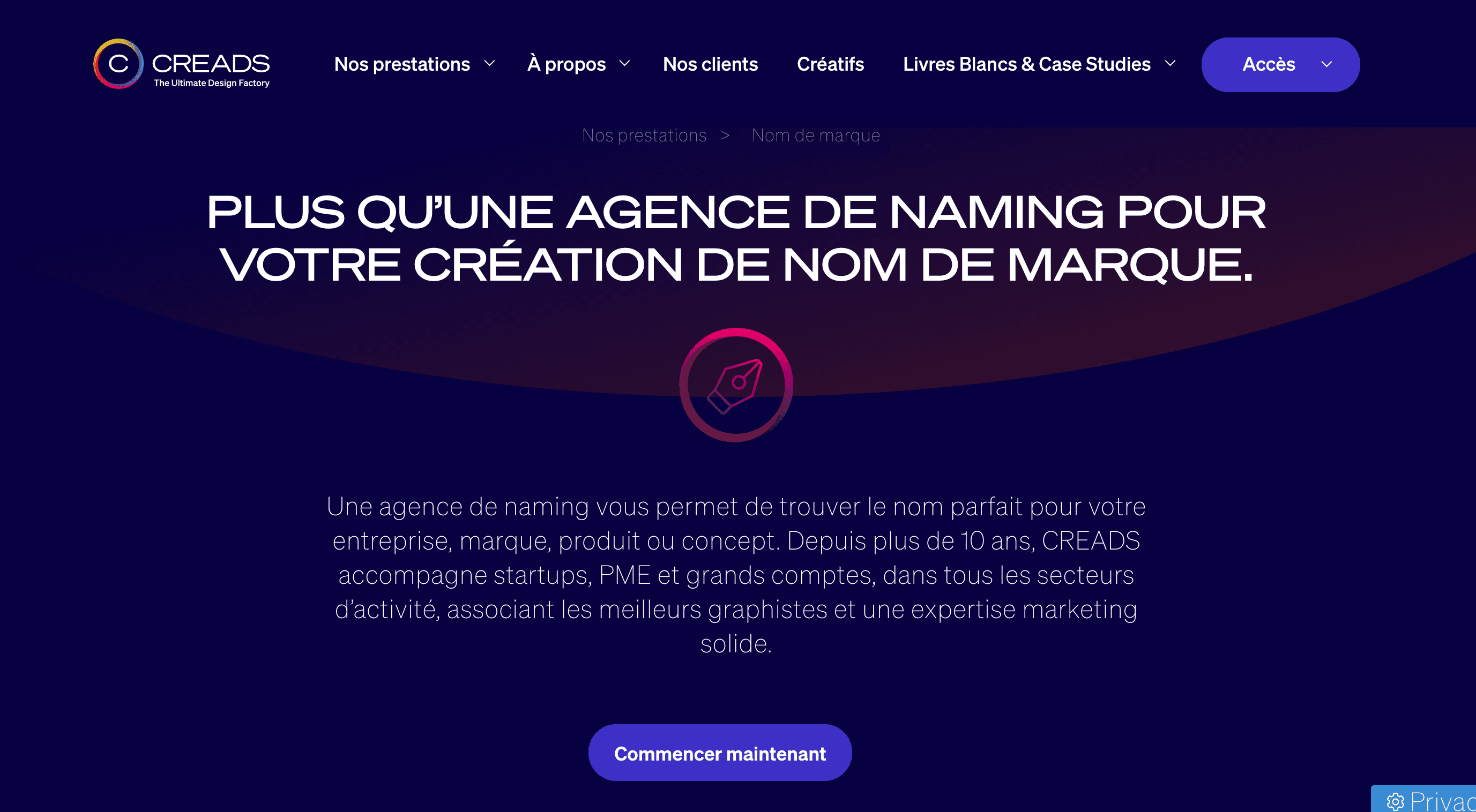 Projeto Naming: a arte da criação de nomes / Agência de marketing