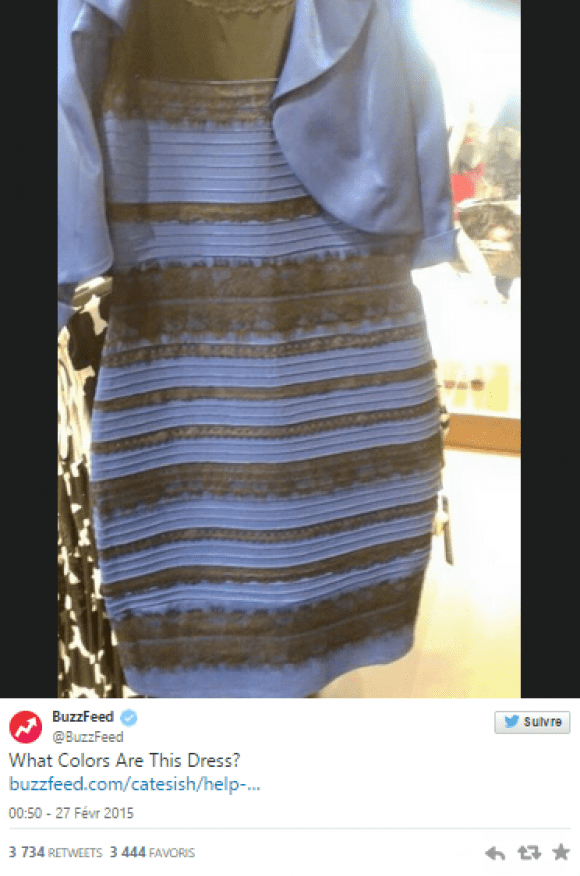 Платье со спорным цветом